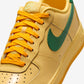 Nike Air Force 1 Low Patent Leather Topaz Gold Pine Green