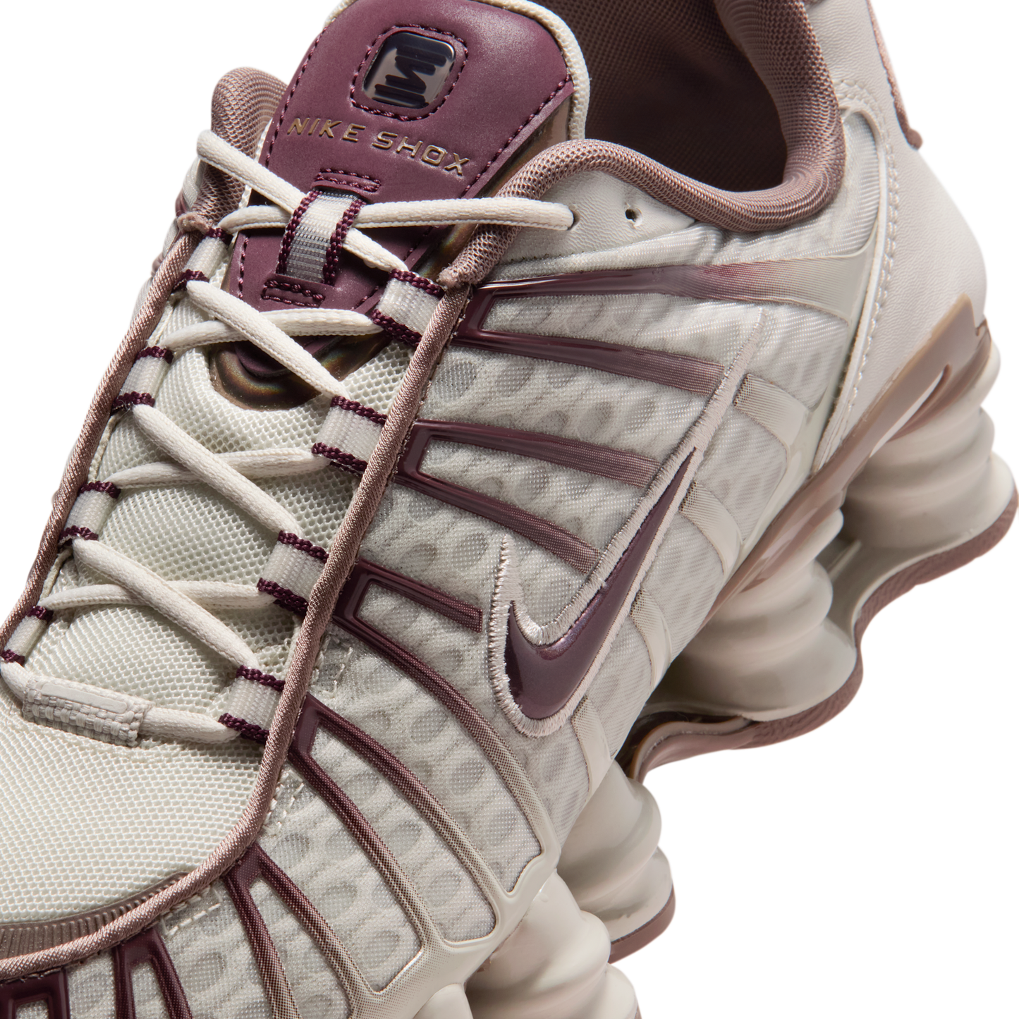 Nike Shox TL Light Bone Burgundy Crush (Women's)
