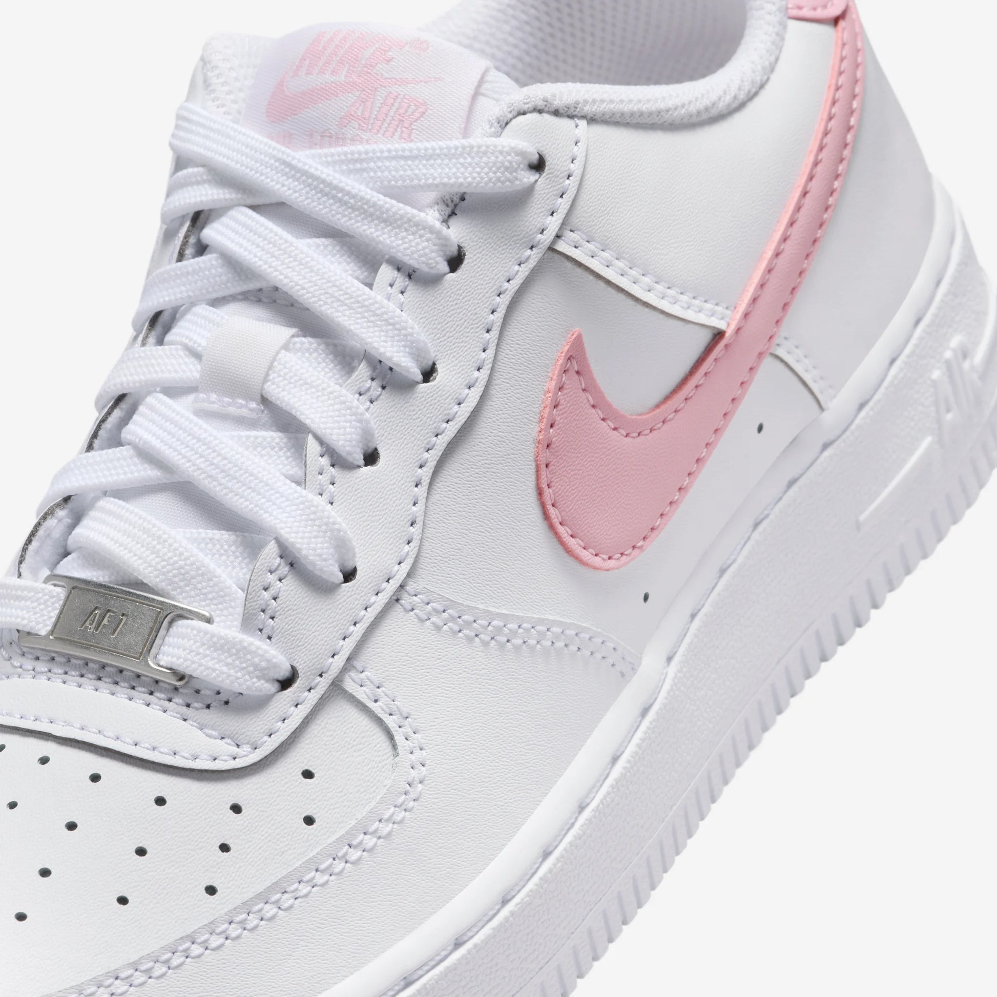 Nike Air Force 1 Low White Medium Soft Pink (GS)