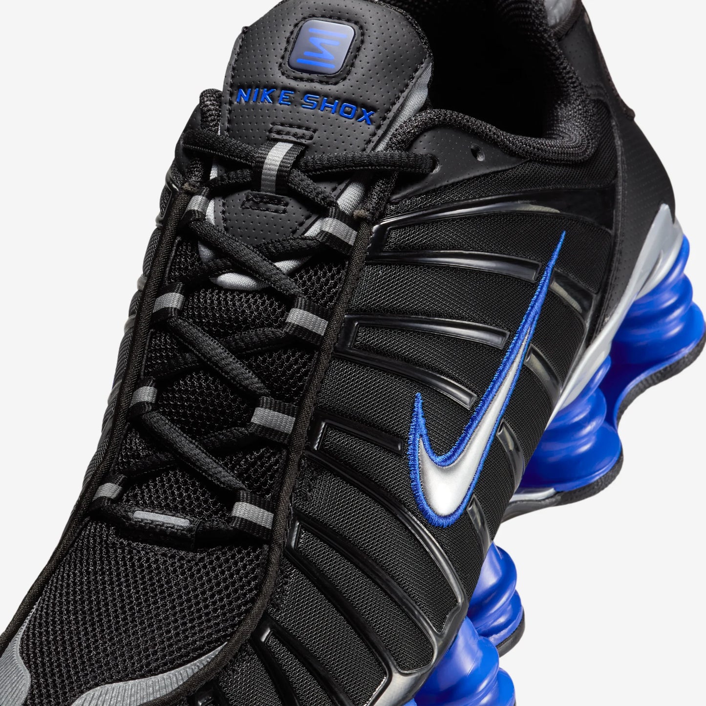 Nike Shox TL Black Racer Blue Metallic Silver