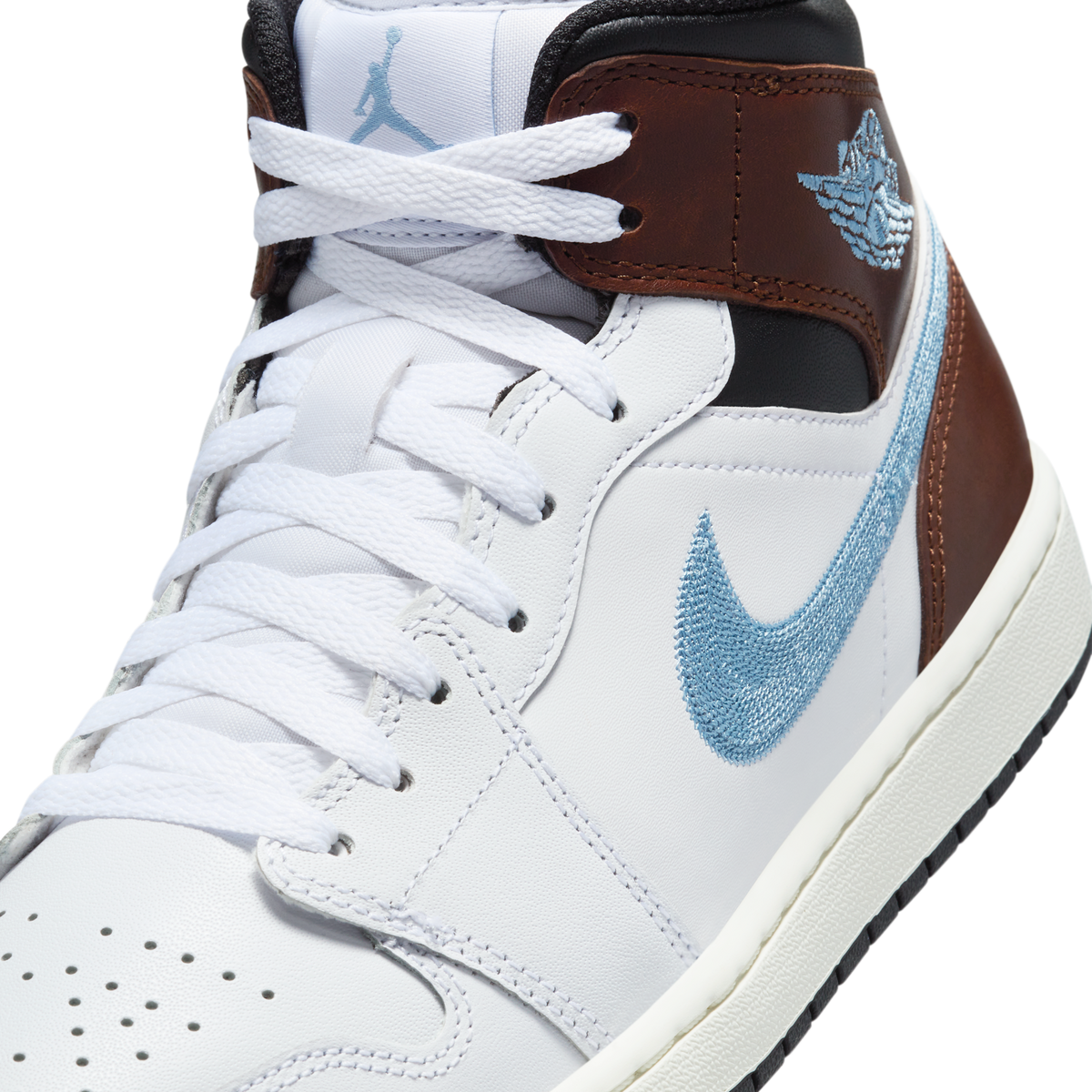Jordan 1 Mid SE Brown Blue Grey