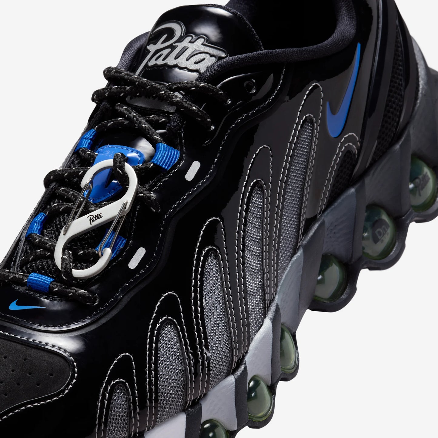 Nike Air Max Dn8 Patta Black Metallic Silver