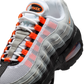 Nike Air Max 95 Big Bubble Black Cool Grey White Bright Mandarin