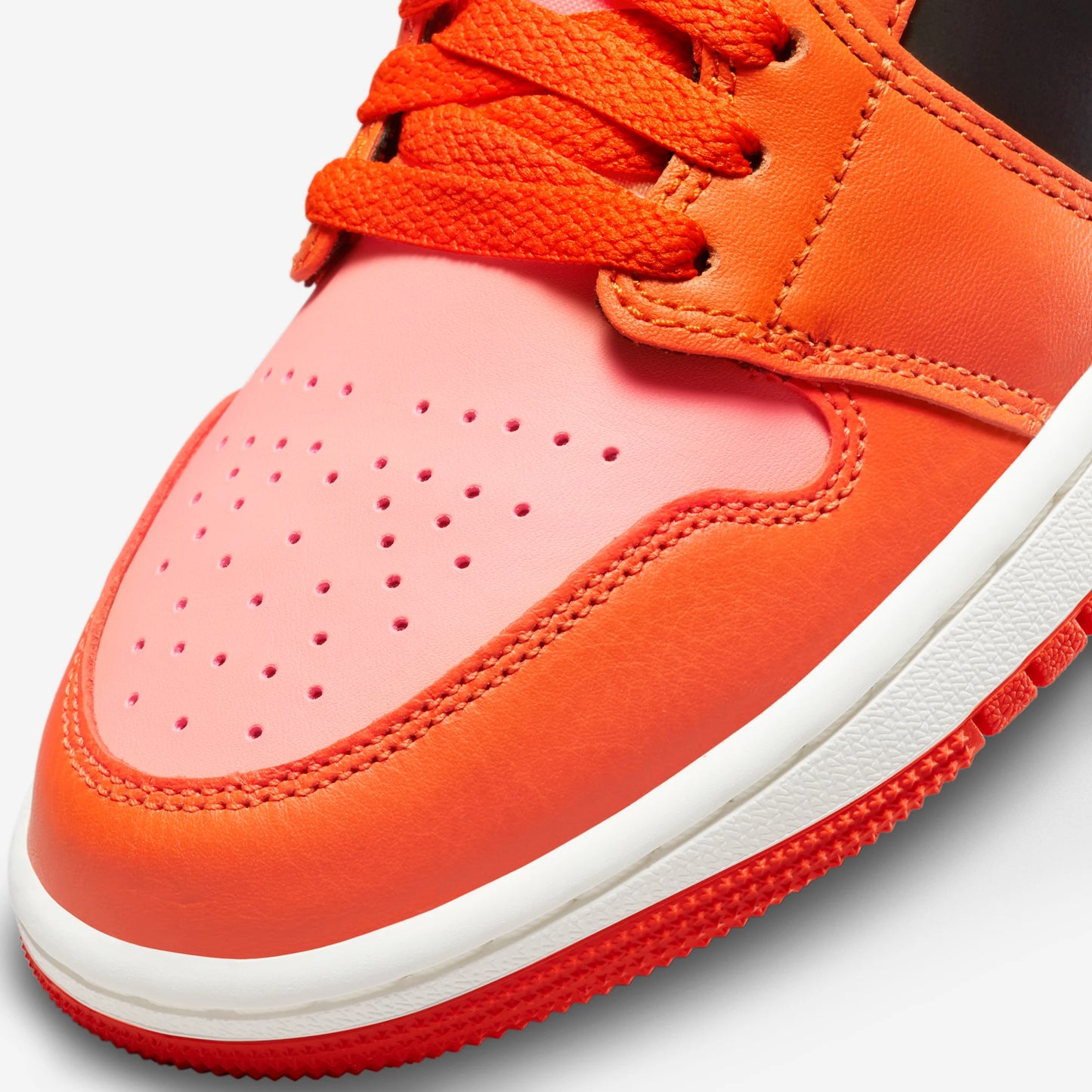 Jordan 1 Mid SE Rush Orange Crimson Bliss (Women's)