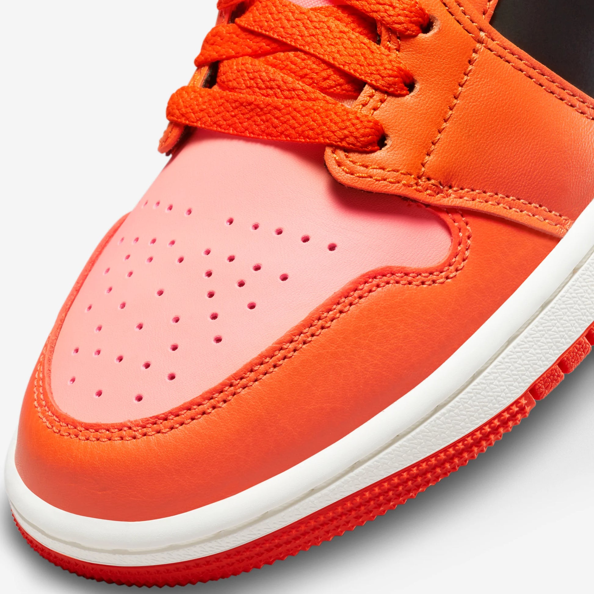 Jordan 1 Mid SE Rush Orange Crimson Bliss (Women's)