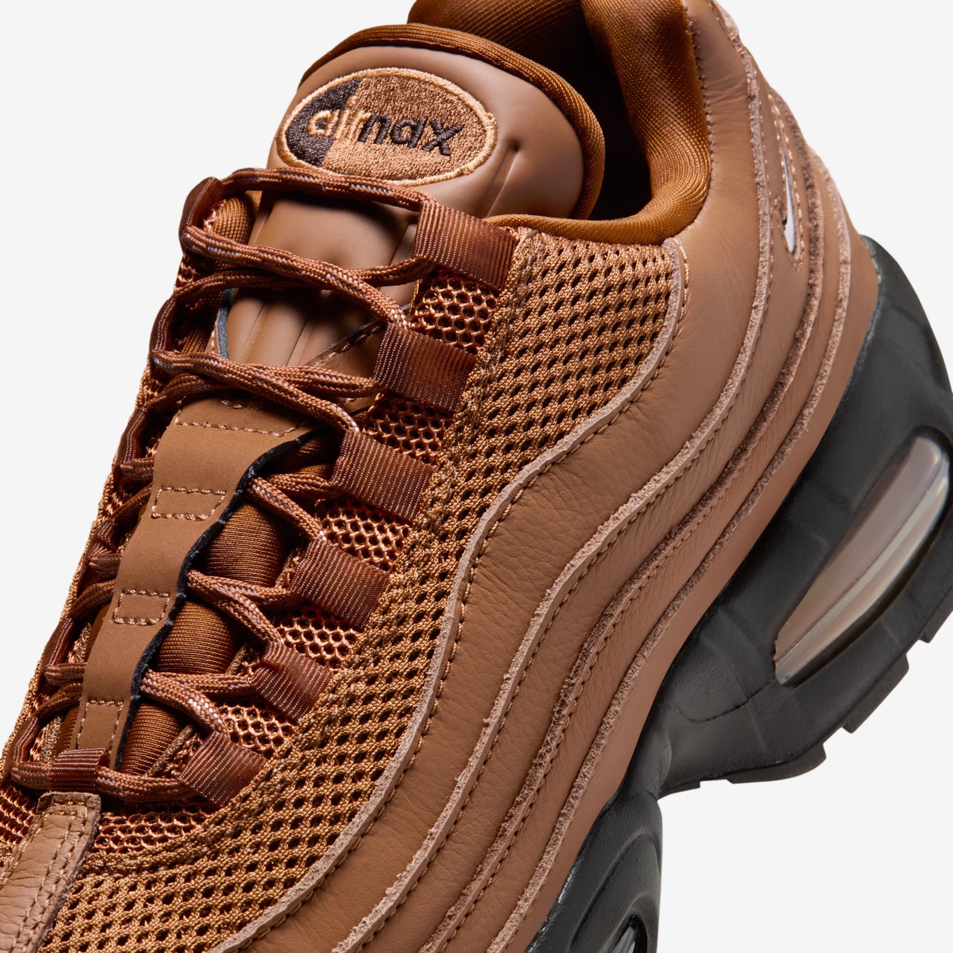 Nike Air Max 95 Big Bubble Light British Tan Jewel Swoosh (Women's)