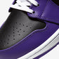 Jordan 1 Low Court Purple Black