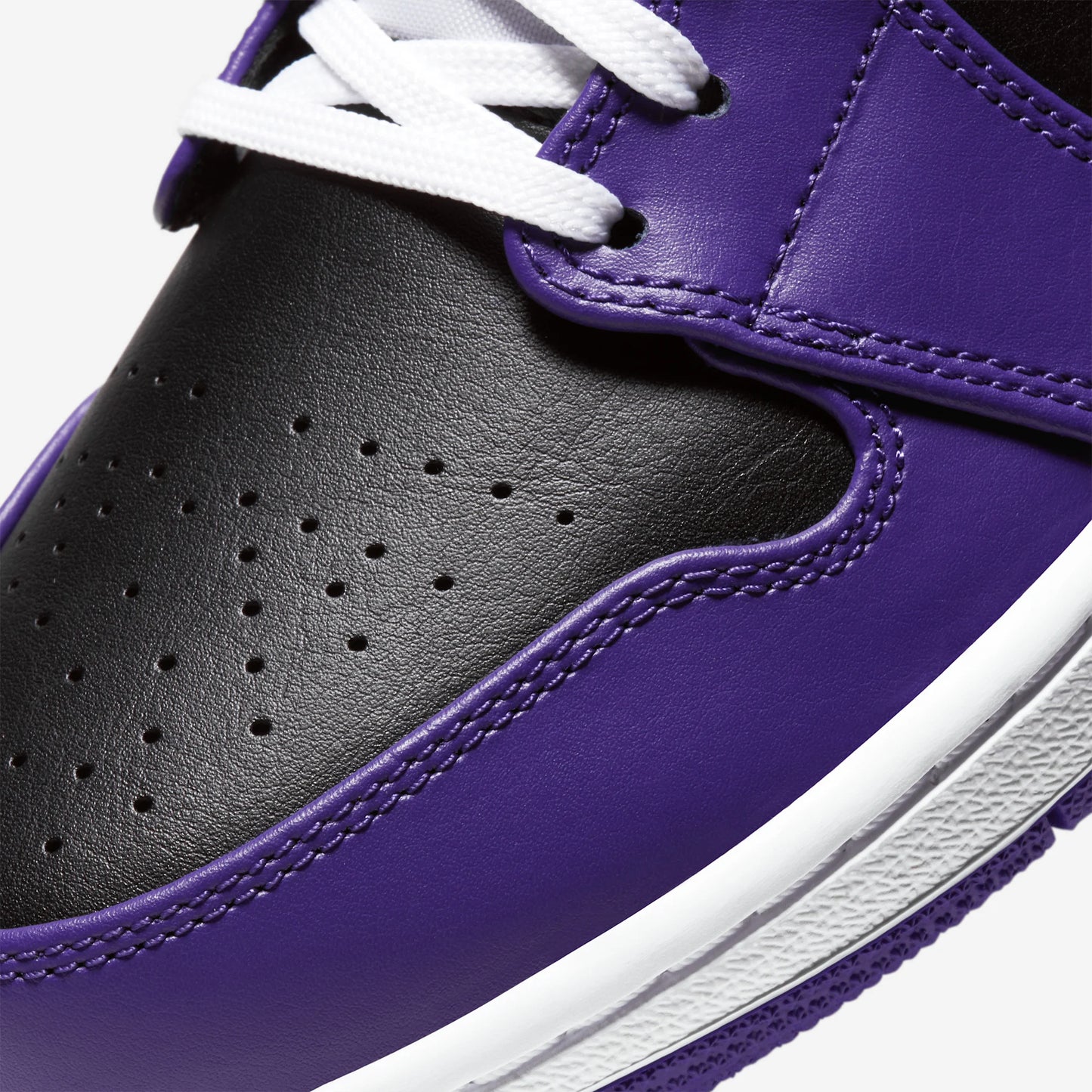 Jordan 1 Low Court Purple Black