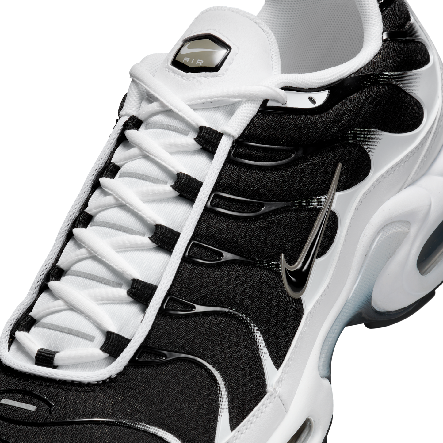 Nike Air Max Plus White Black Metallic Pewter