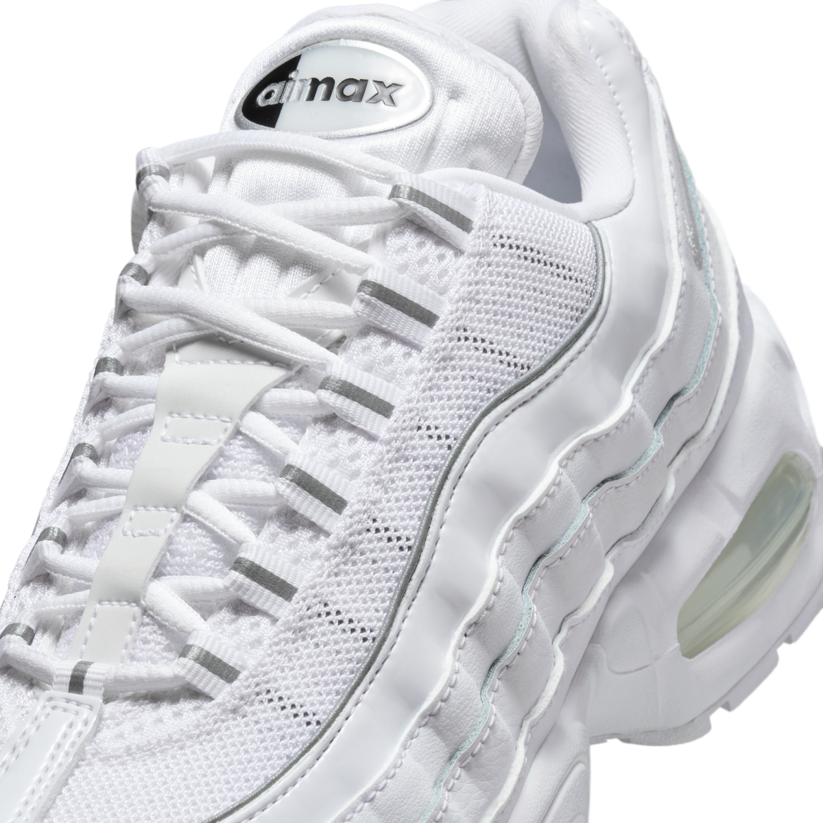 Nike Air Max 95 Big Bubble White Patent (Women's)