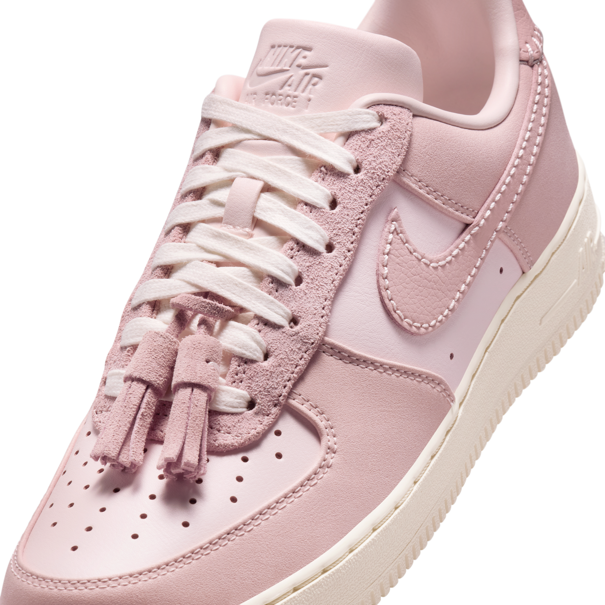 Nike Air Force 1 Low Pink Oxford Tassels (Women's)