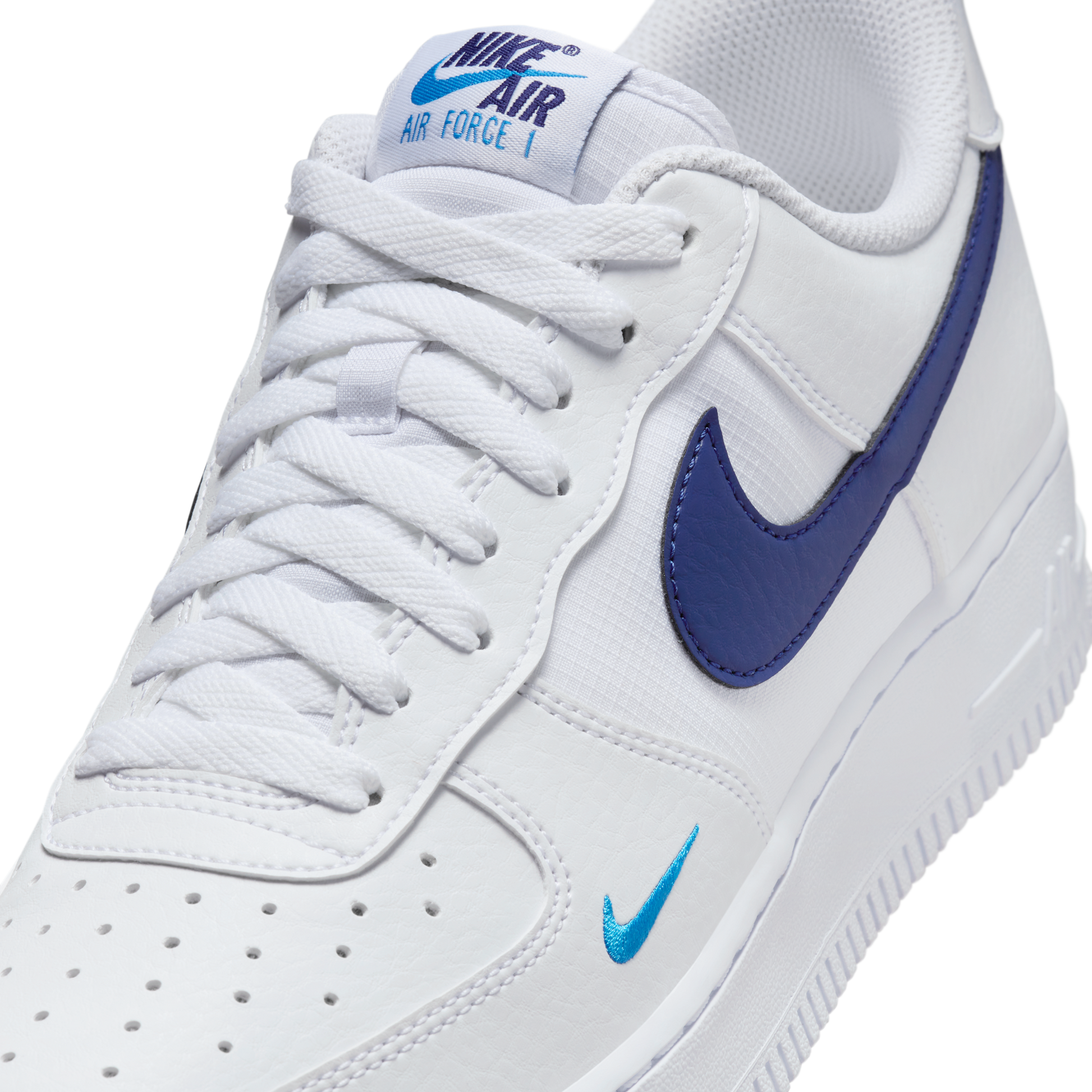 Nike Air Force 1 Low White Light Photo Blue Deep Royal Blue