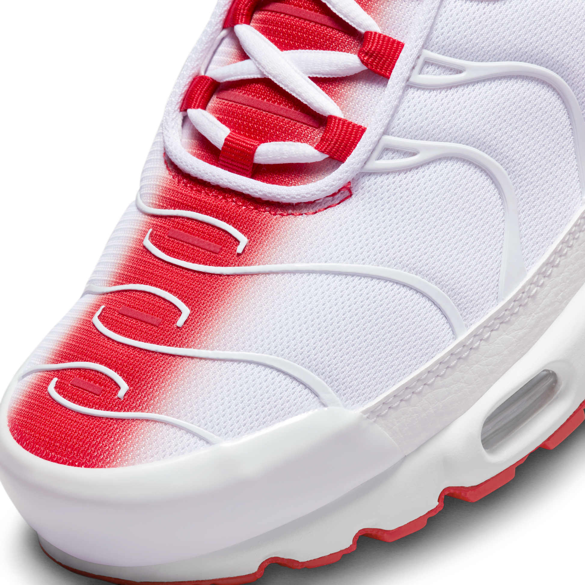 Nike Air Max Plus White University Red