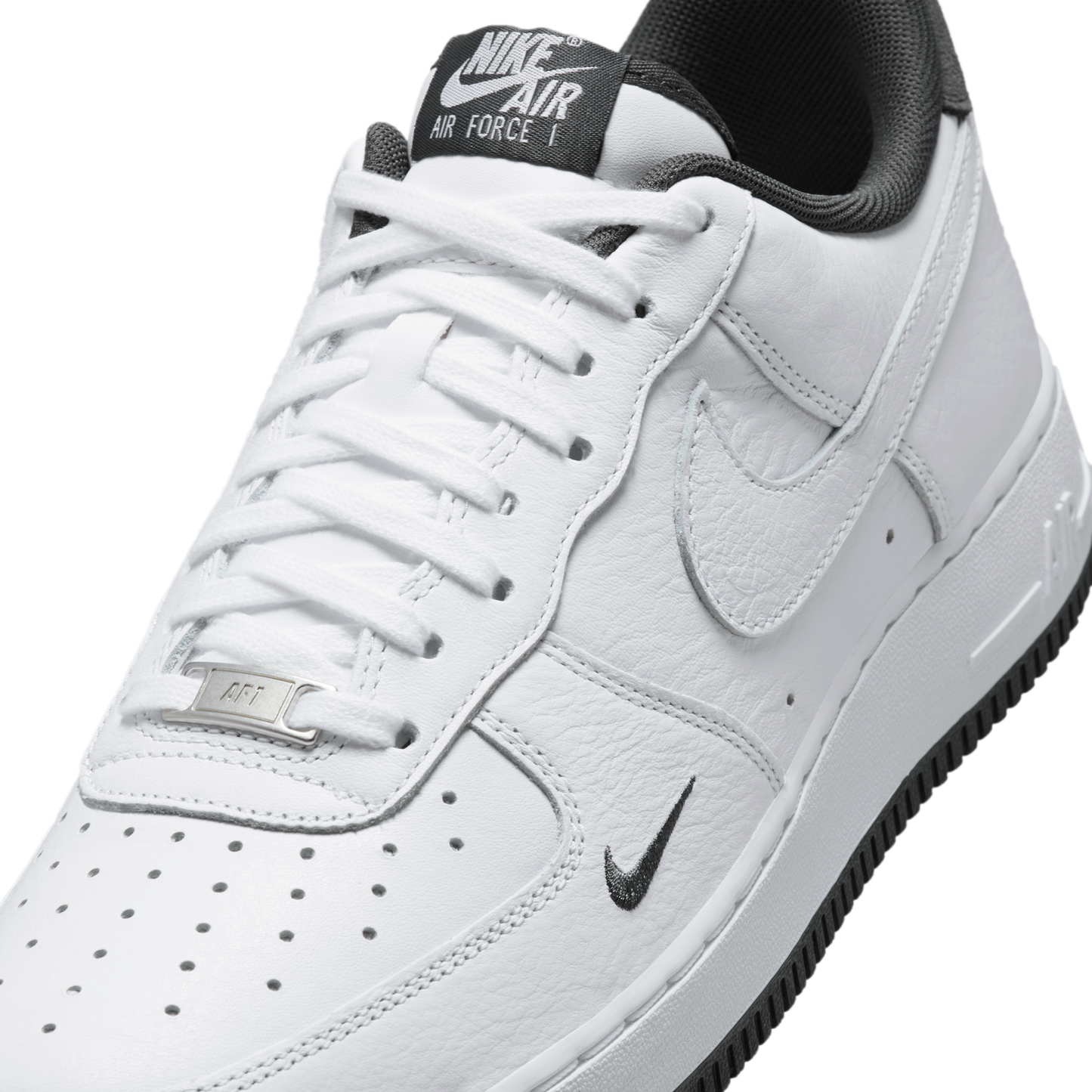 Nike Air Force 1 Low '07 White Anthracite Mini Swoosh