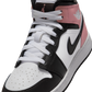 Jordan 1 Mid White Rust Pink Black