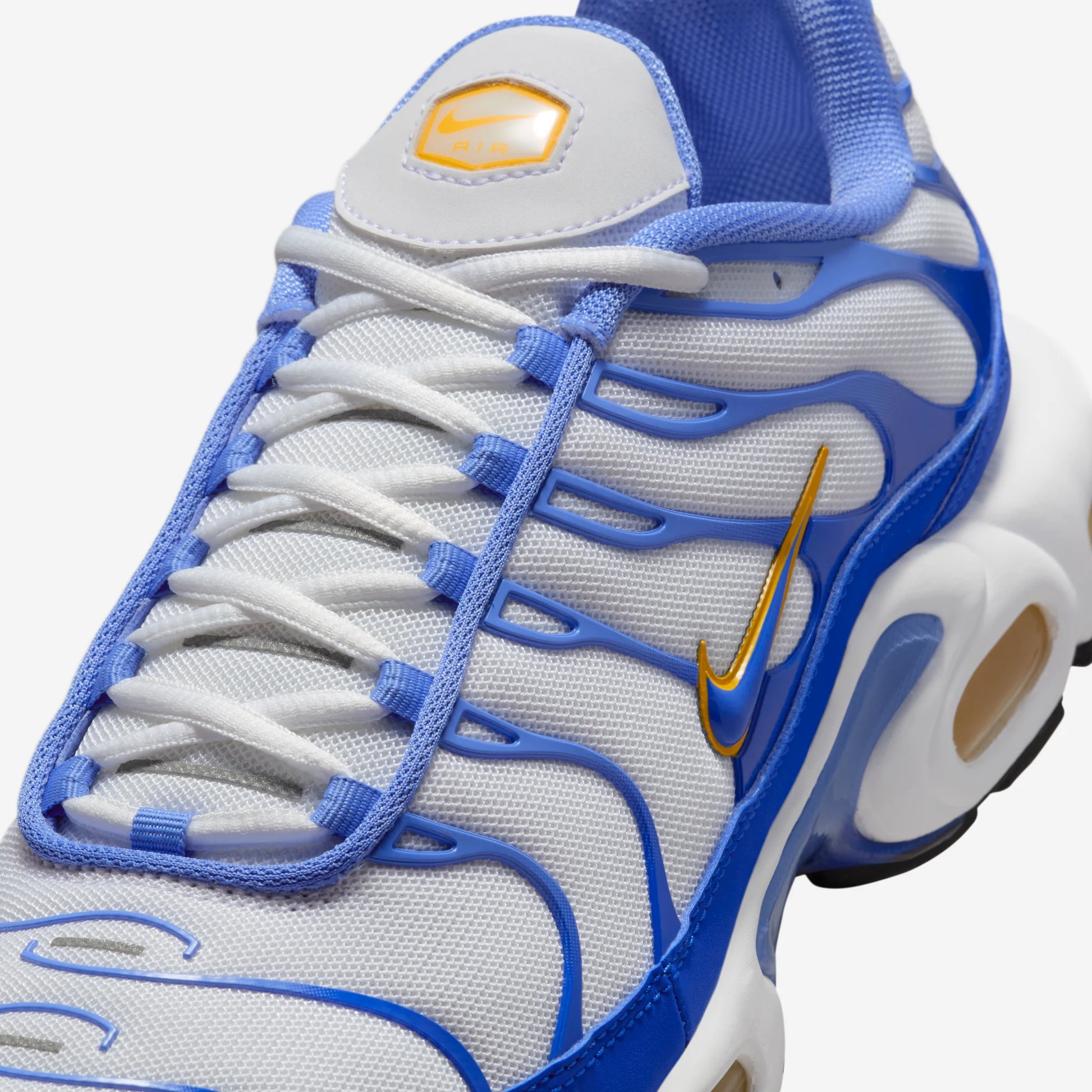 Nike Air Max Plus White Lyon Blue Varsity Maize