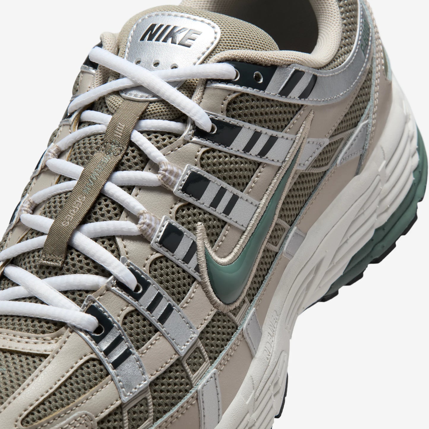 Nike P-6000 Cream Silver Clay Green