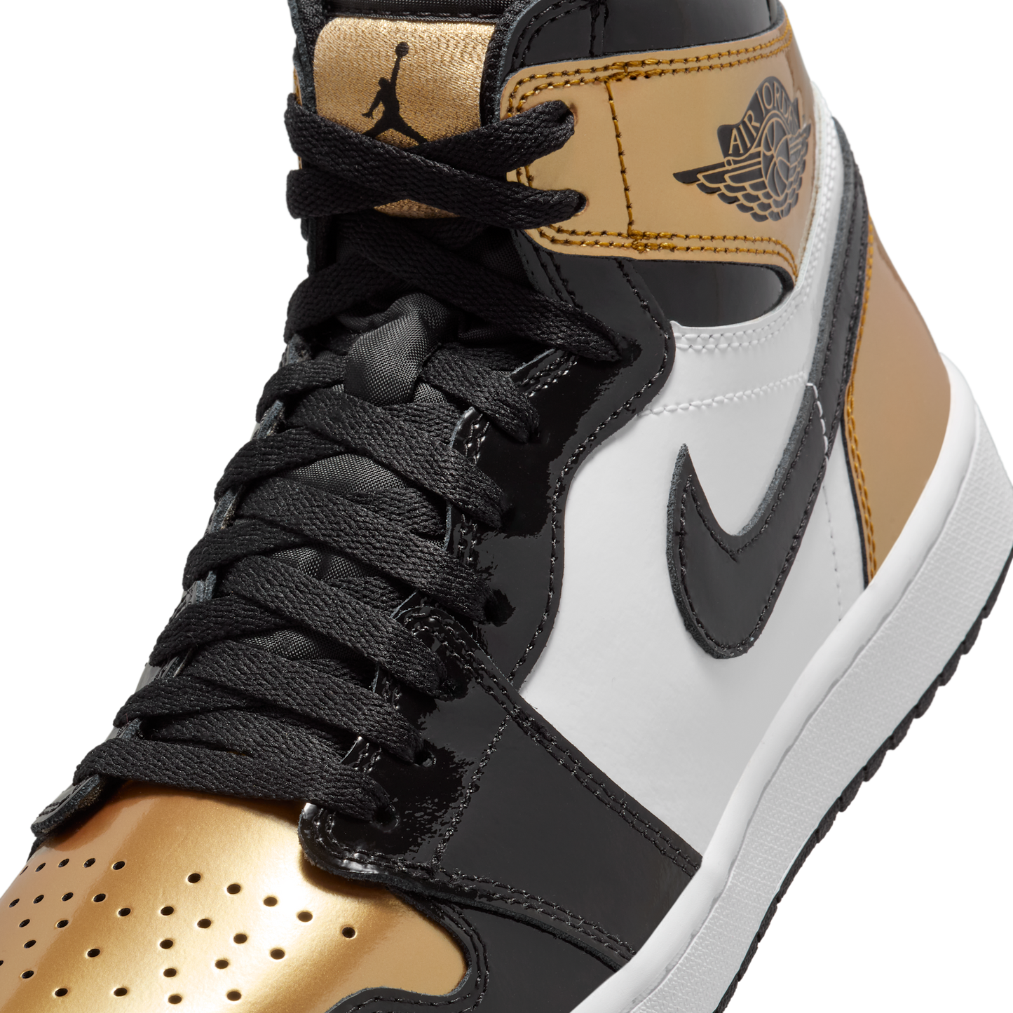 Jordan 1 Retro High Golf Patent Gold Toe