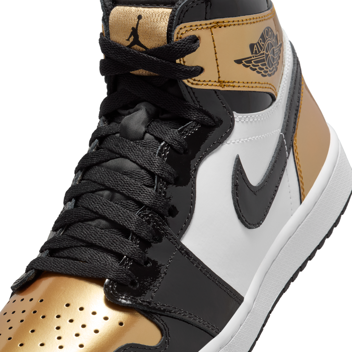 Jordan 1 Retro High Golf Patent Gold Toe