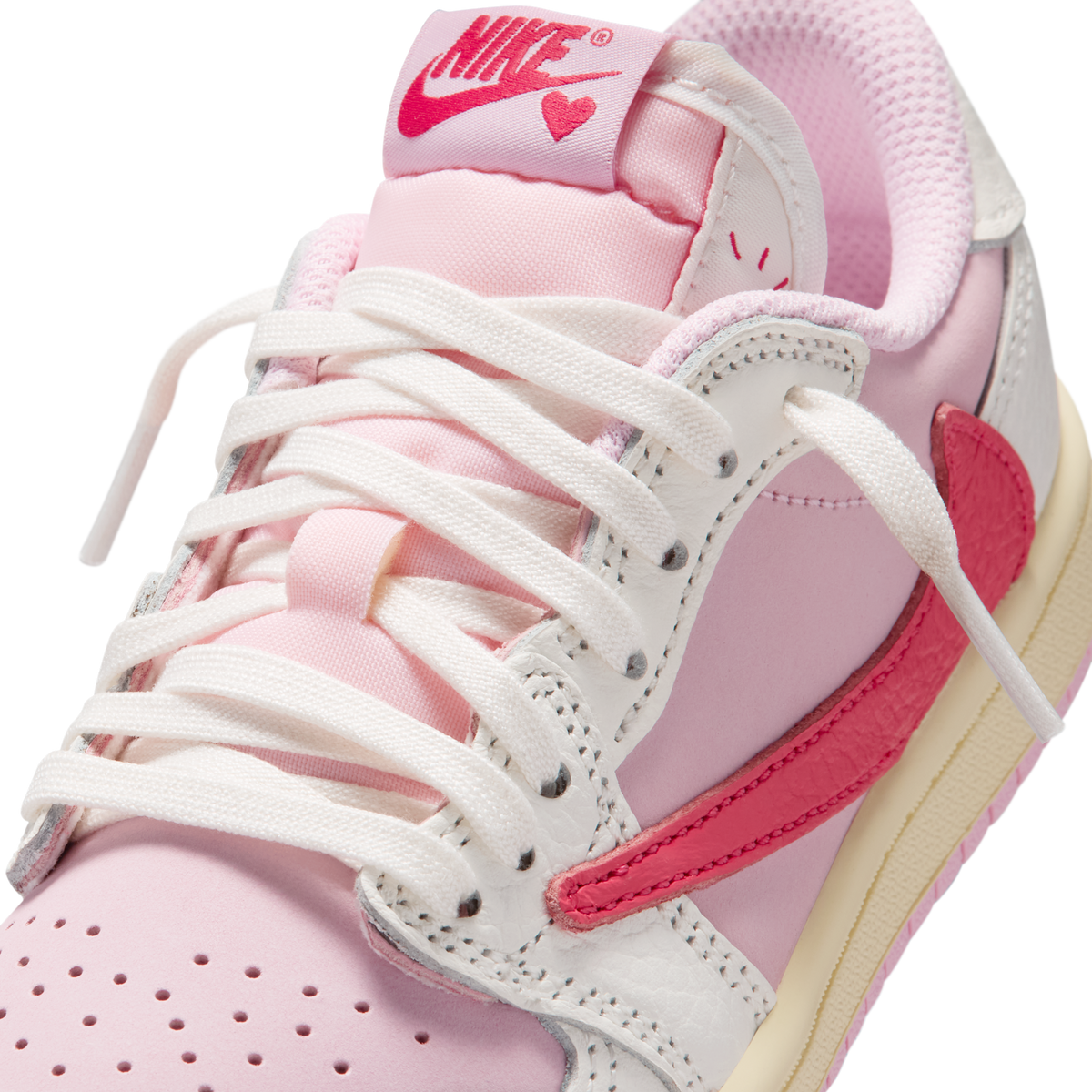 Jordan 1 Retro Low OG SP Travis Scott Sail Tropical Pink (PS)
