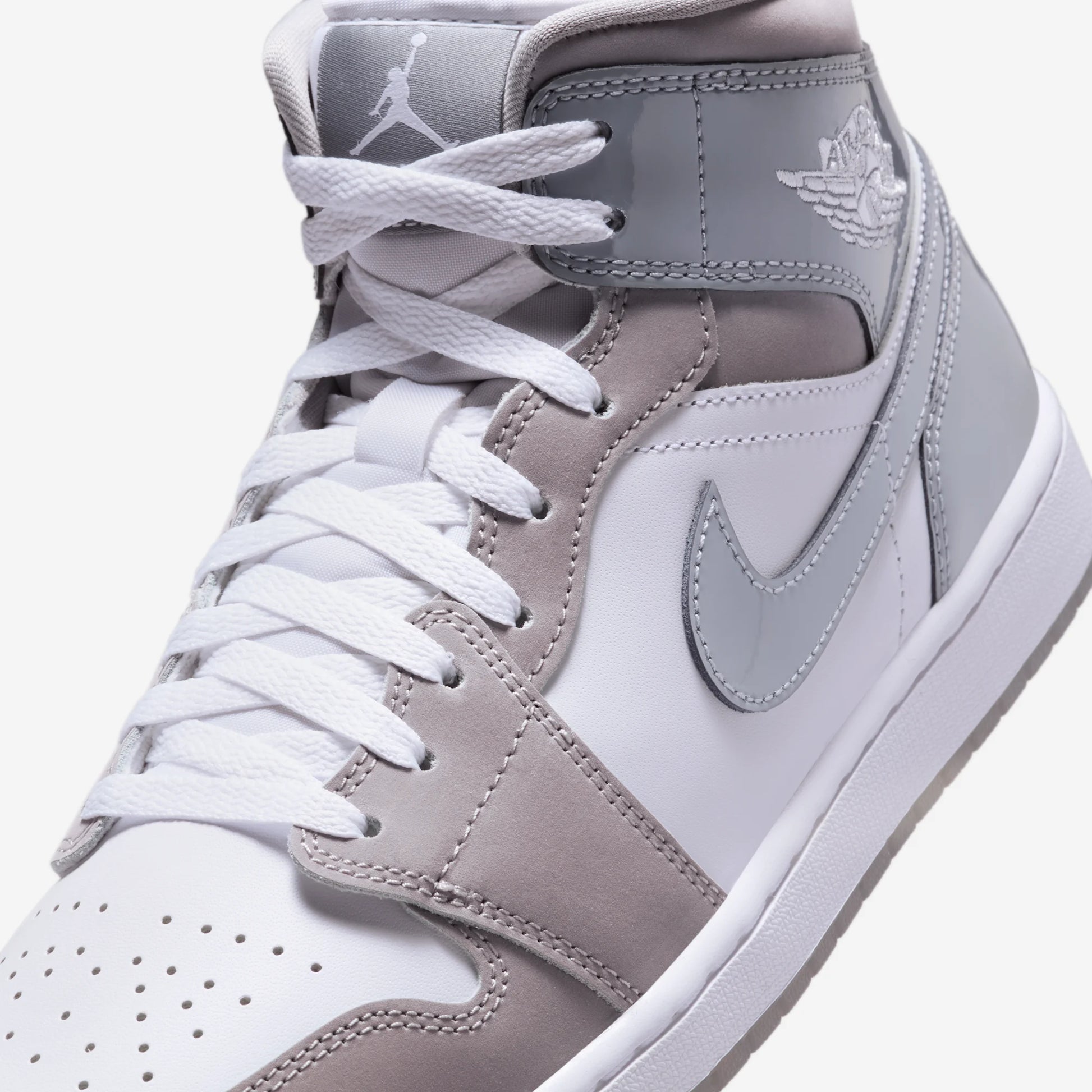 Jordan 1 Mid SE White Medium Grey Cool Grey