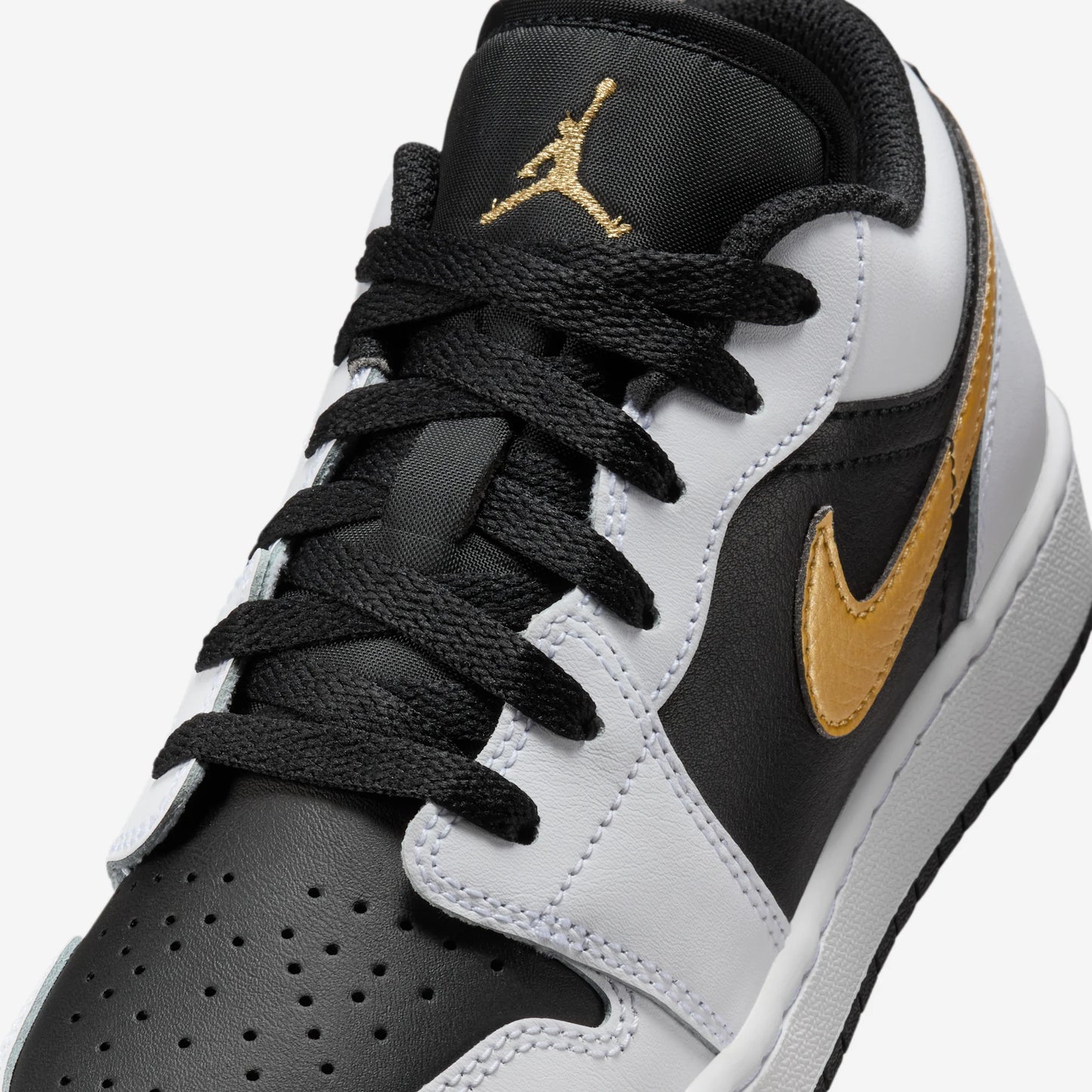 Jordan 1 Low Gold Swoosh (GS)