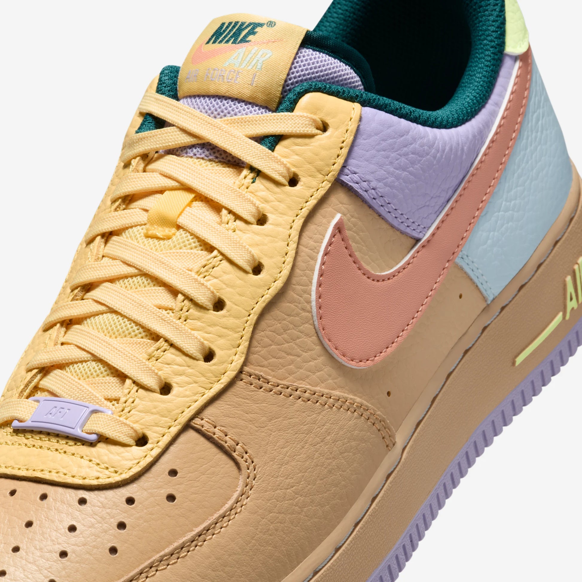 Nike Air Force 1 Low '07 Sesame Hydrangeas Soft Yellow Apricot Agate
