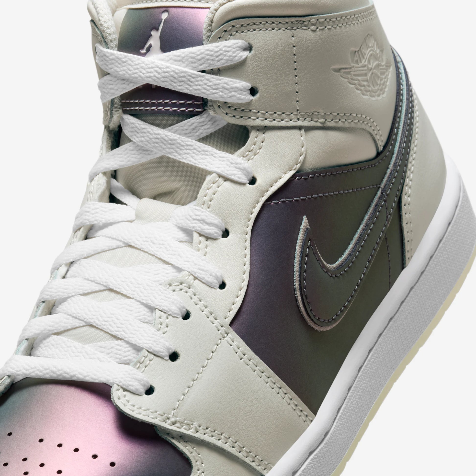 Jordan 1 Mid SE Phantom Iridescent