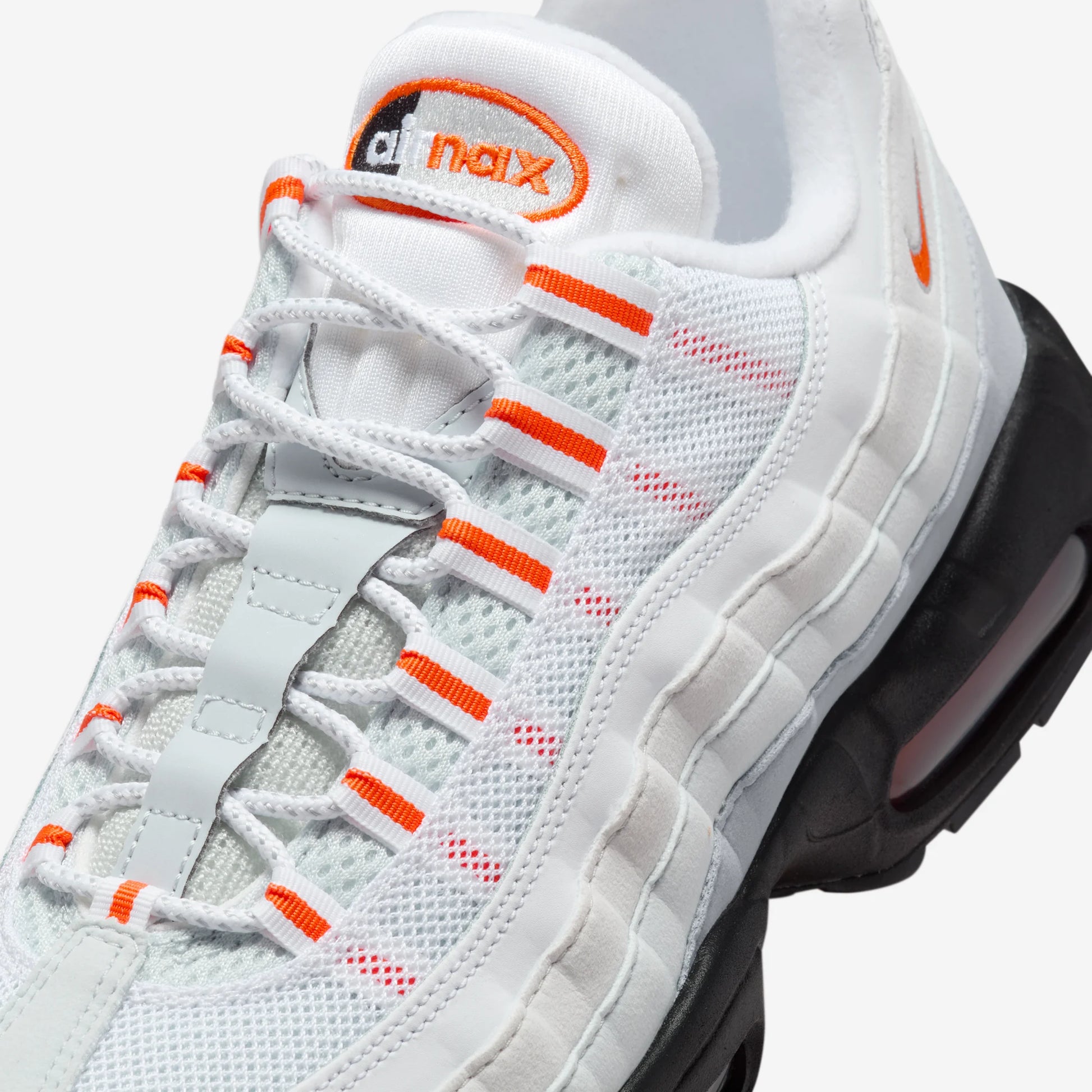 Nike Air Max 95 Wolf Grey Safety Orange Pure Platinum