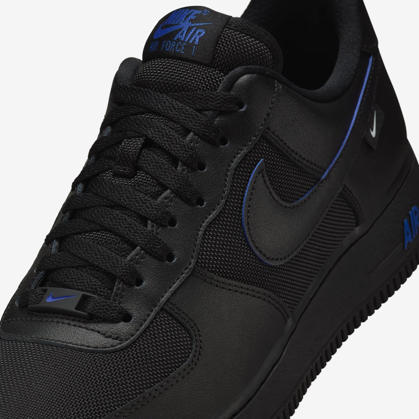 Nike Air Force 1 Low '07 Black Astronomy Blue