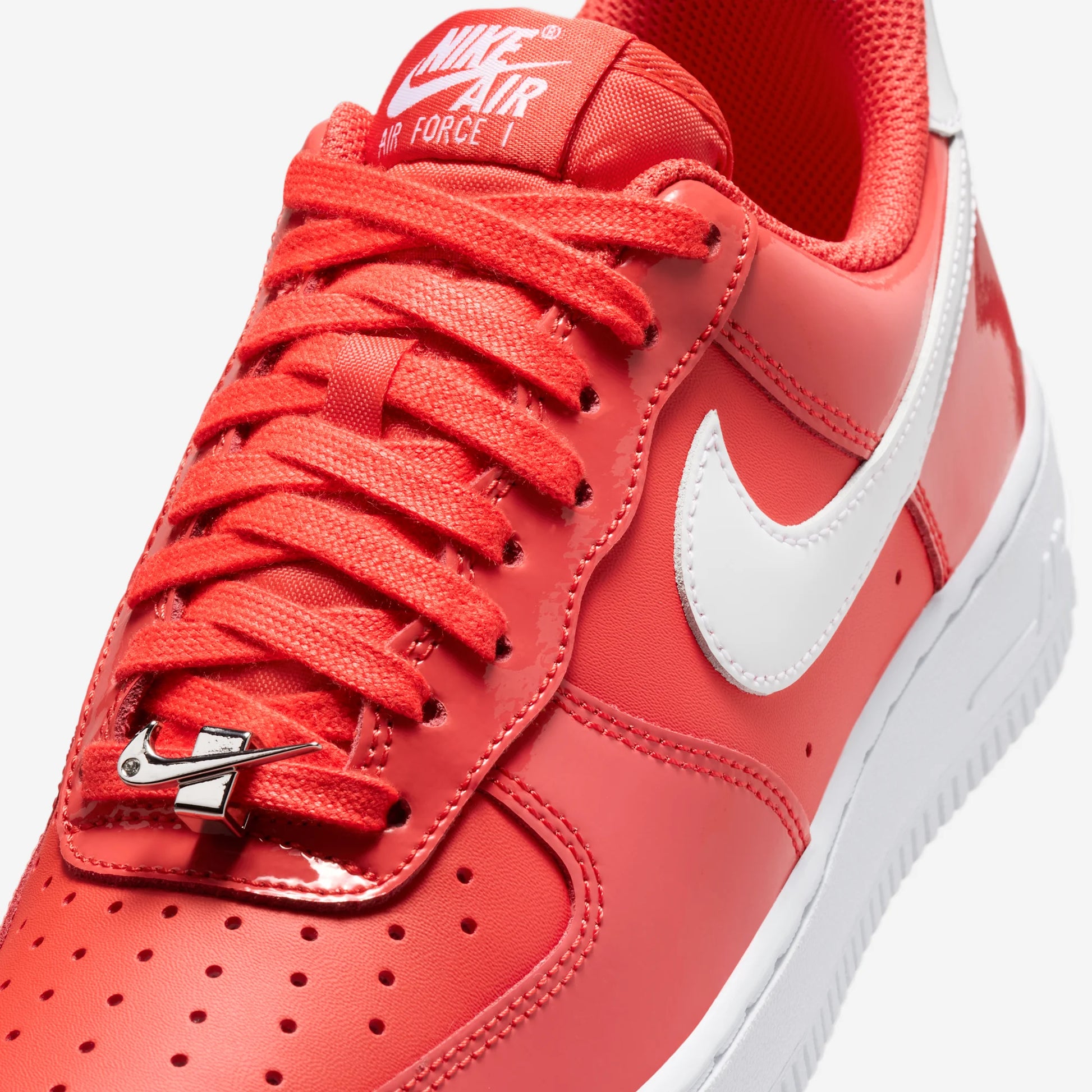 Nike Air Force 1 Low '07 Patent Light Crimson White (Women's)