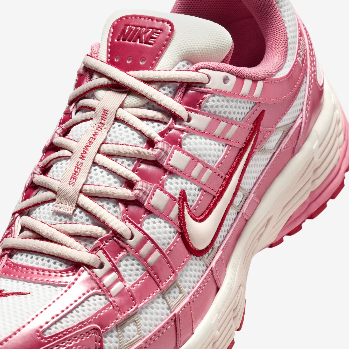 Nike P-6000 White Silt Red Peony (Women's)
