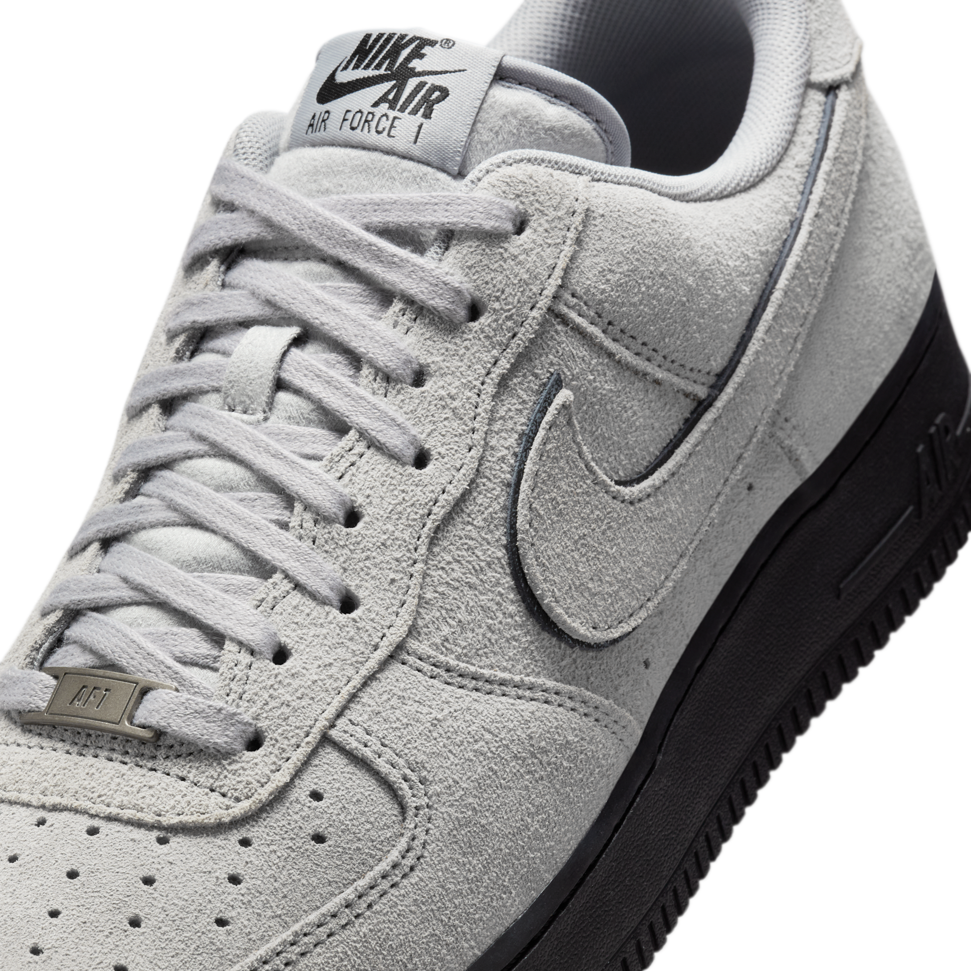 Nike Air Force 1 Low '07 LV8 Light Smoke Grey Suede Black