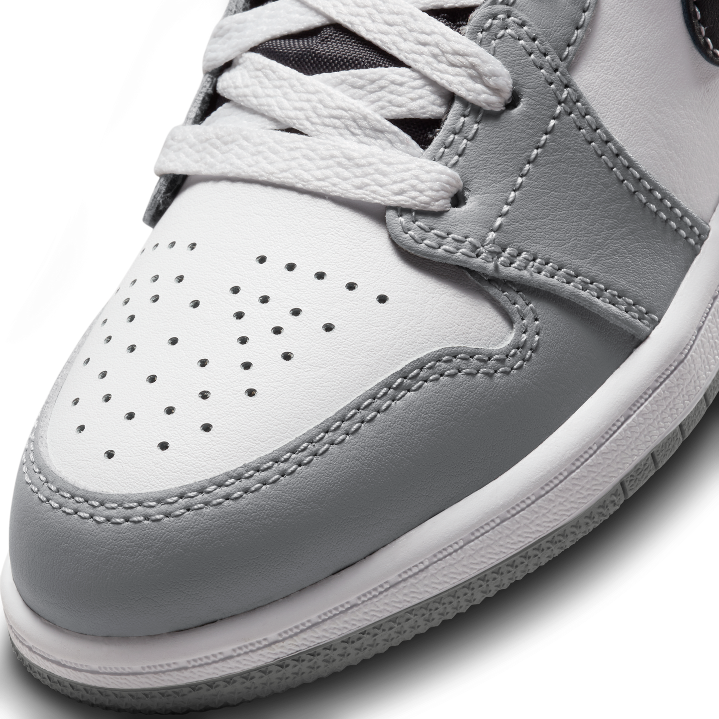 Air Jordan 1 Mid Light Smoke Grey (PS)