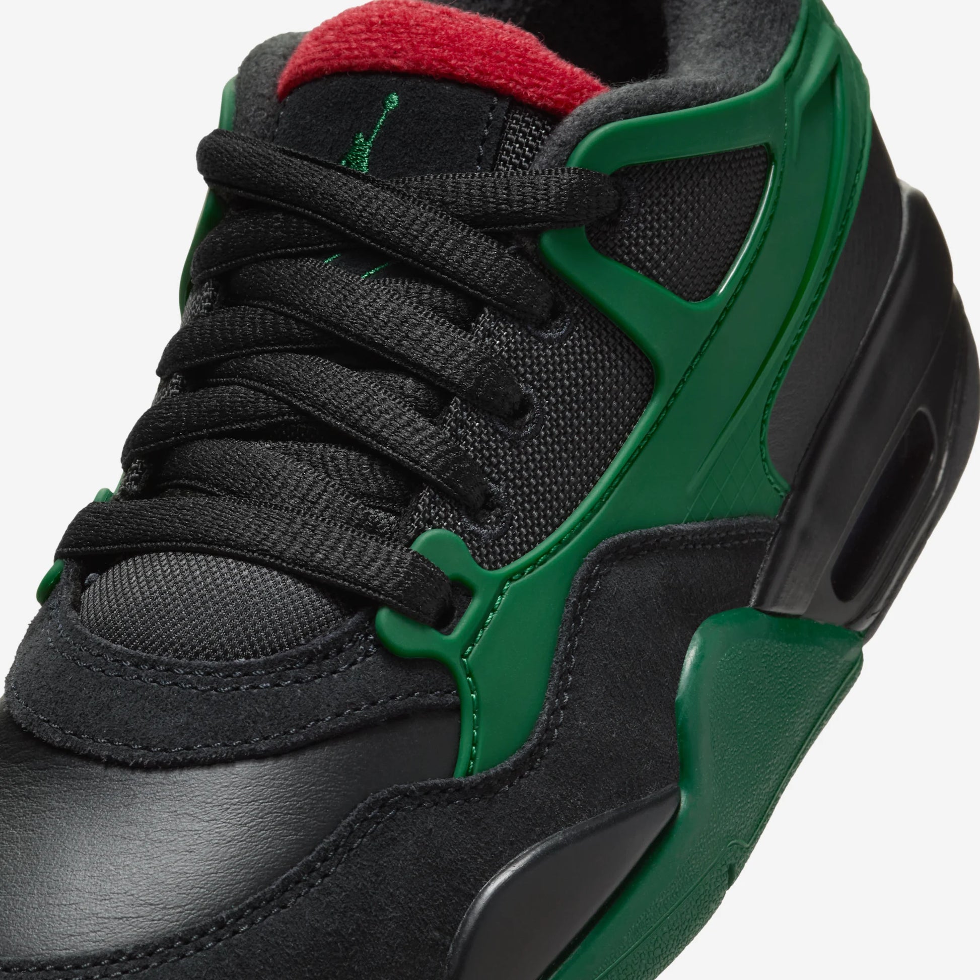 Jordan 4 RM Black Gorge Green Varsity Red (GS)