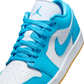 Jordan 1 Low White Gum Light Brown Dark Powder Blue (Women's)