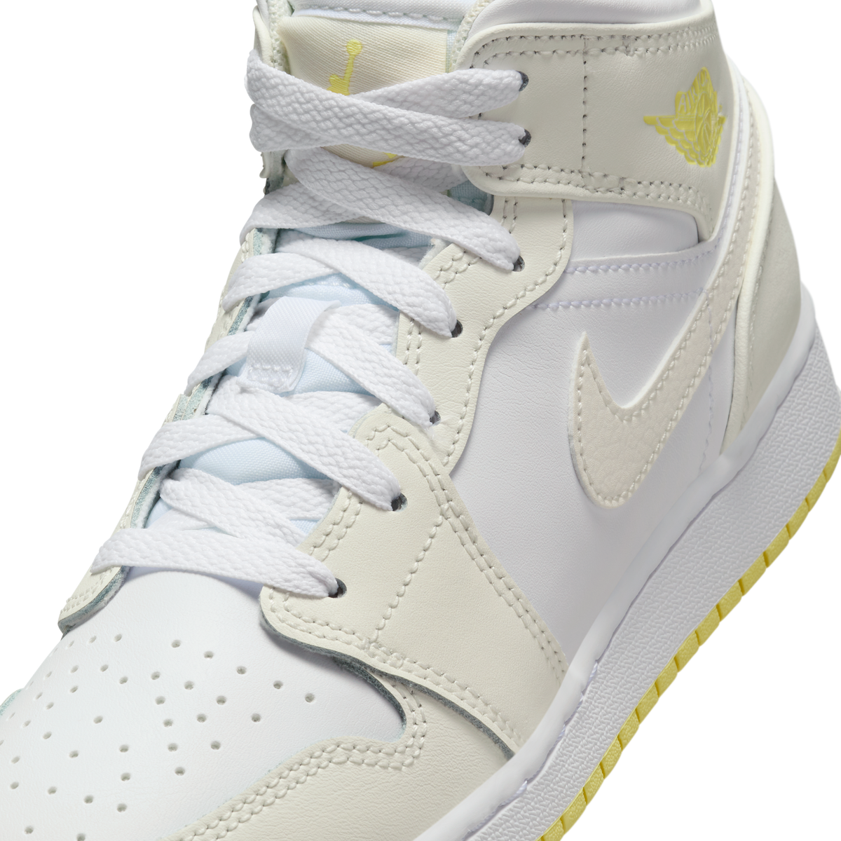 Jordan 1 Mid Sail Light Laser Orange (GS)