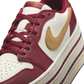 Jordan 1 Low Triple Stack Team Red Pale Ivory (Women's)