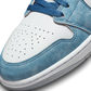 Jordan 1 Mid French Blue Fire Red
