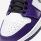 Jordan 1 Low Court Purple White