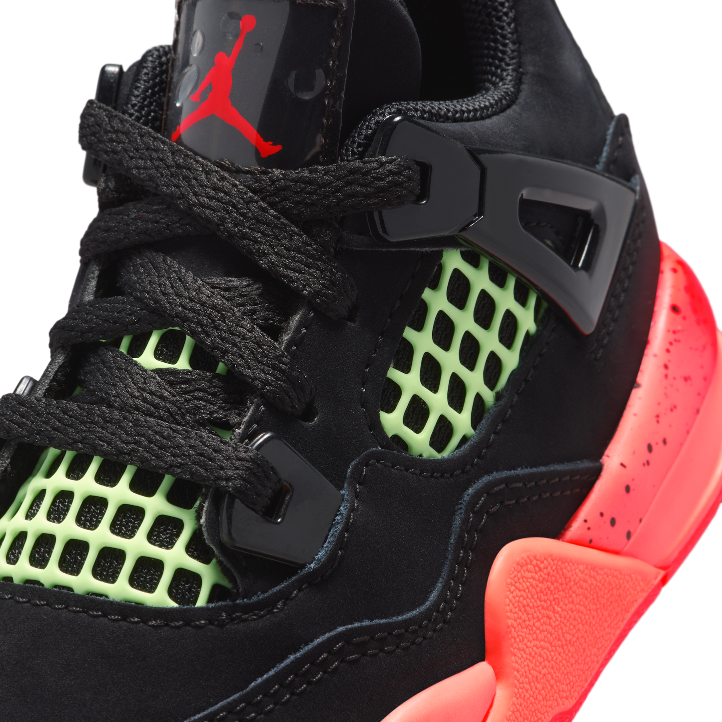 Jordan 4 Retro Black Infrared Barely Volt (TD)