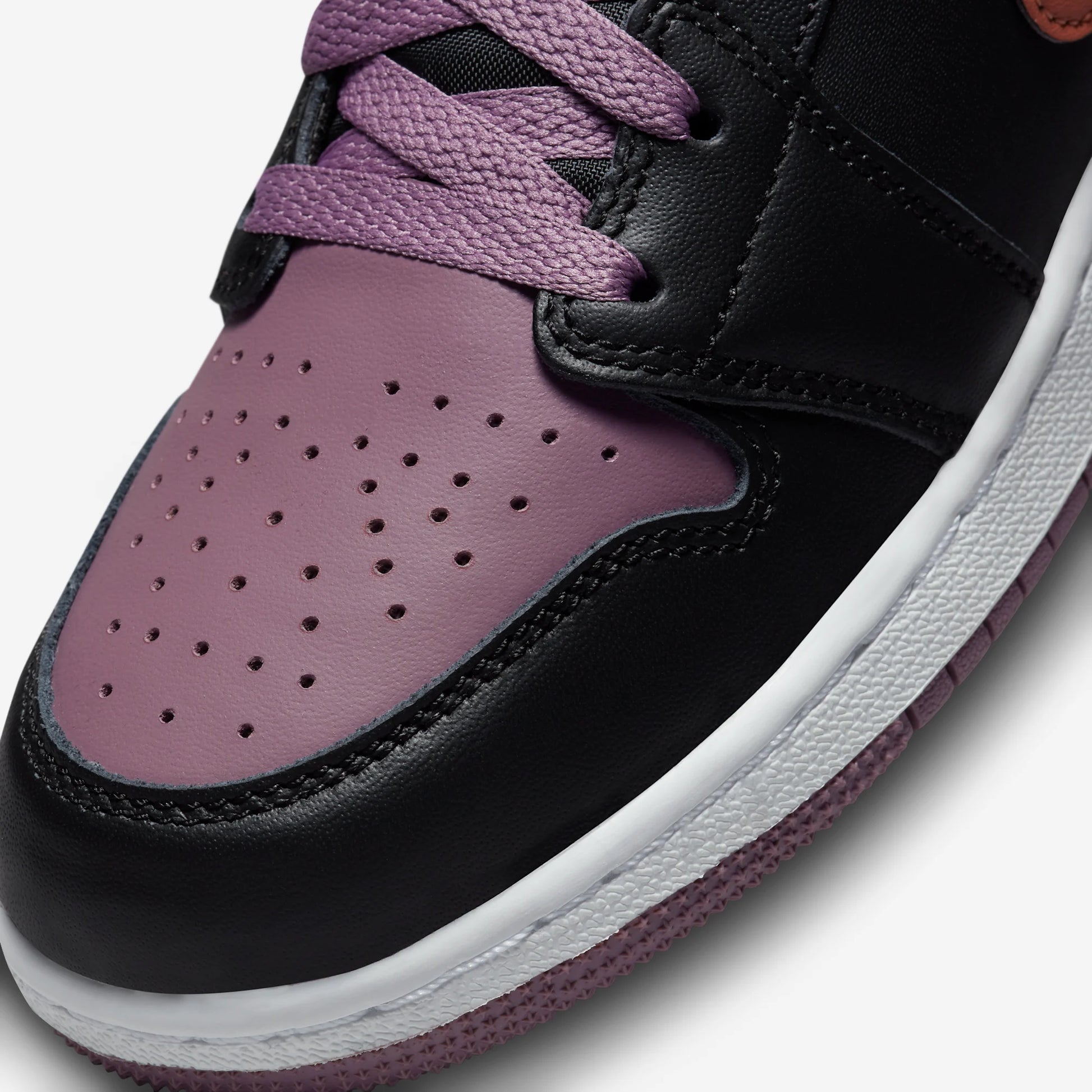 Jordan 1 Mid SE Black Sky J Mauve White Sky J Orange (GS)