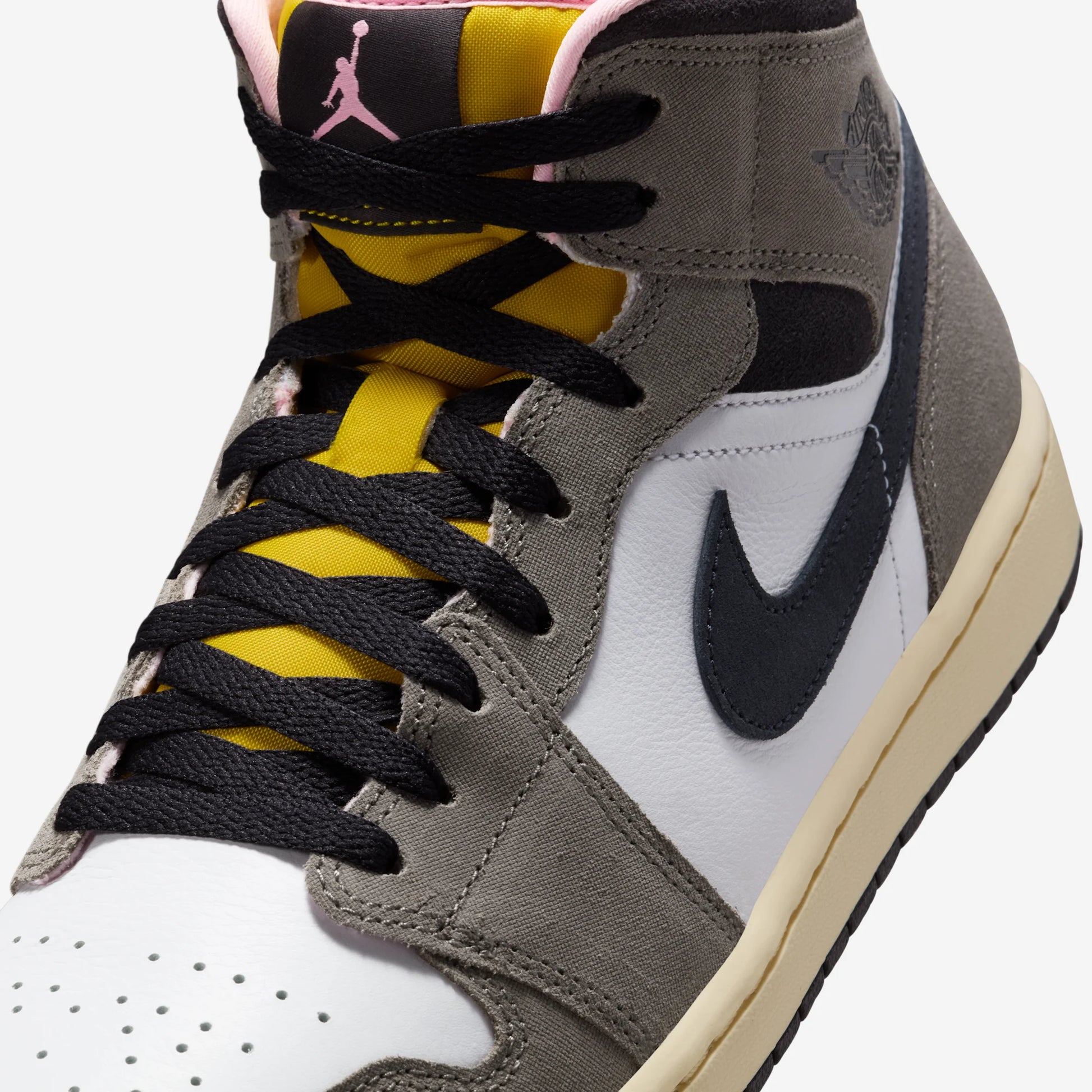 Jordan 1 Mid SE White Cave Stone