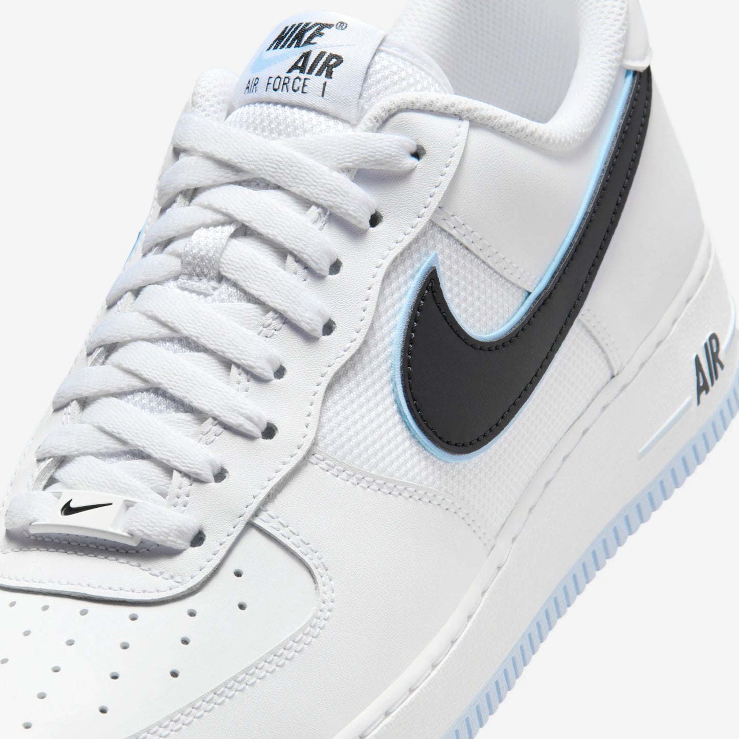 Nike Air Force 1 Low '07 White Black Hydrogen Blue