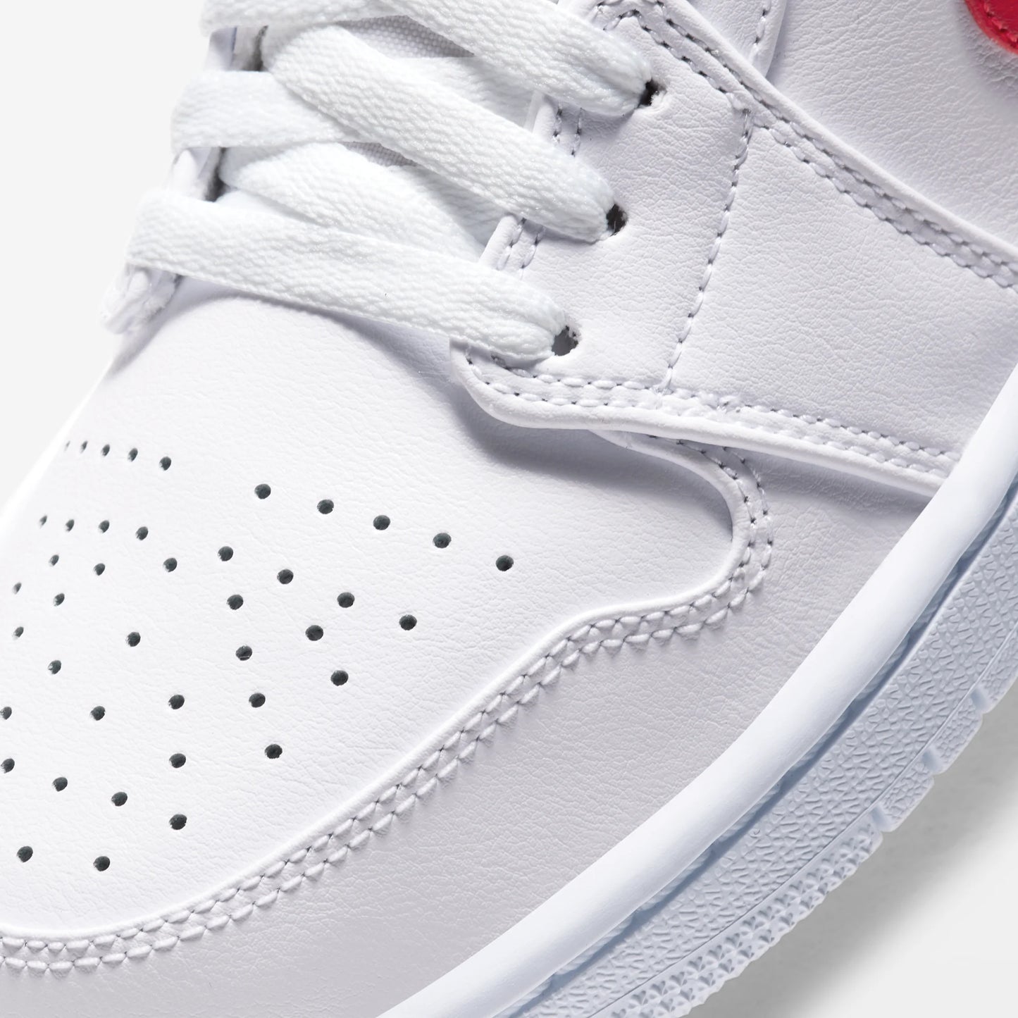 Jordan 1 Low White University Red (Women's)