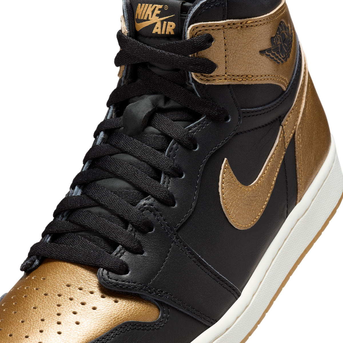 Jordan 1 Retro High OG Black Metallic Gold