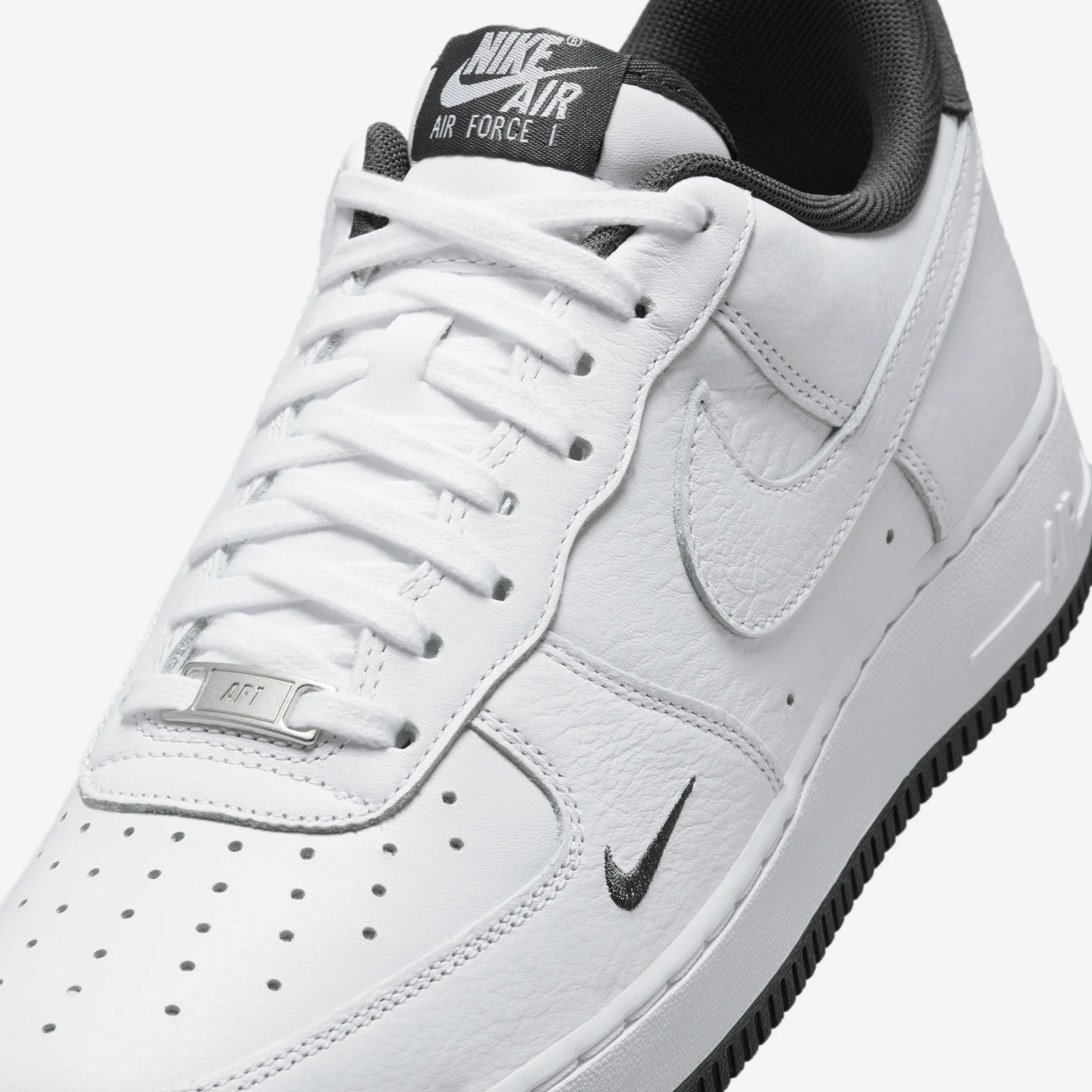 Nike Air Force 1 Low '07 White Anthracite Mini Swoosh