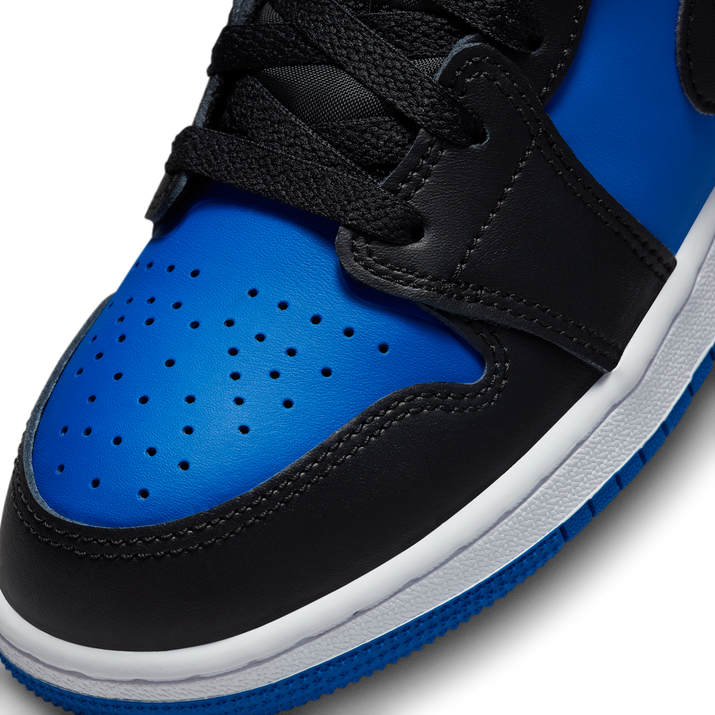 Jordan 1 Mid Black Royal Blue (GS)