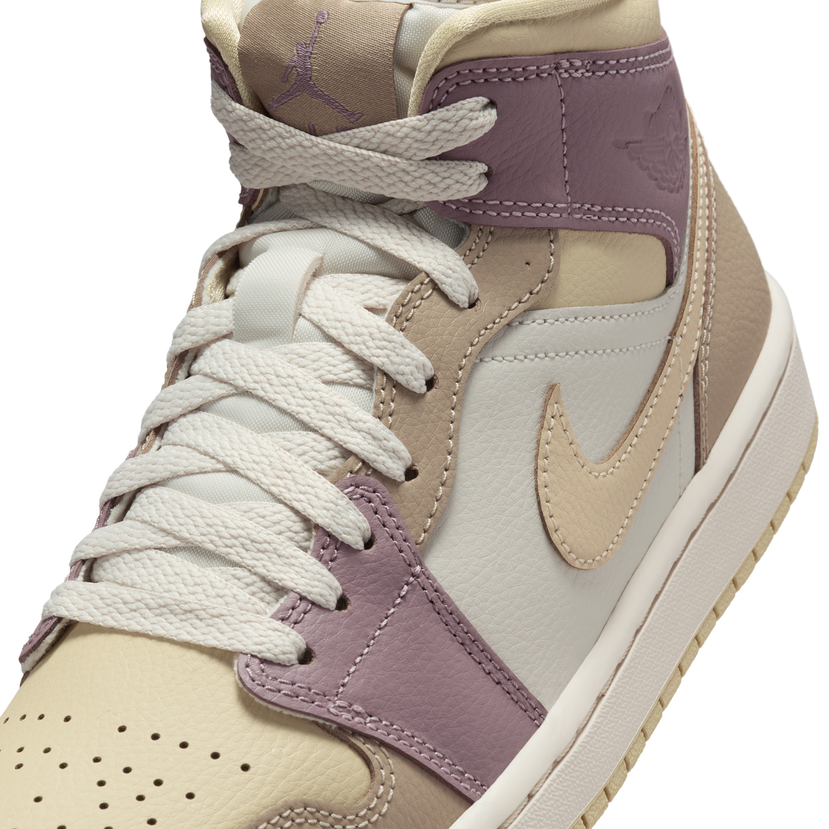 Jordan 1 Mid Light Orewood Brown Taupe Grey (Women's)
