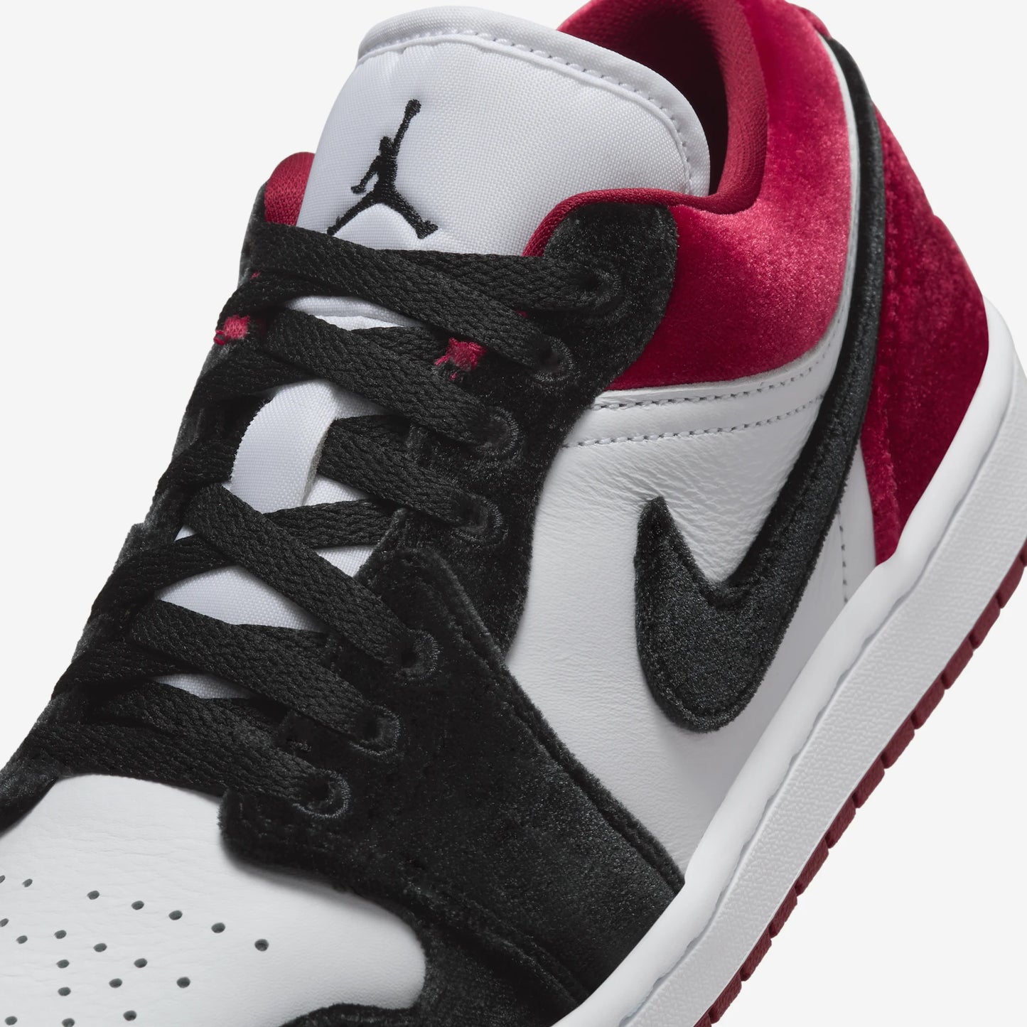 Jordan 1 Low SE Velvet Black Toe (Women's)